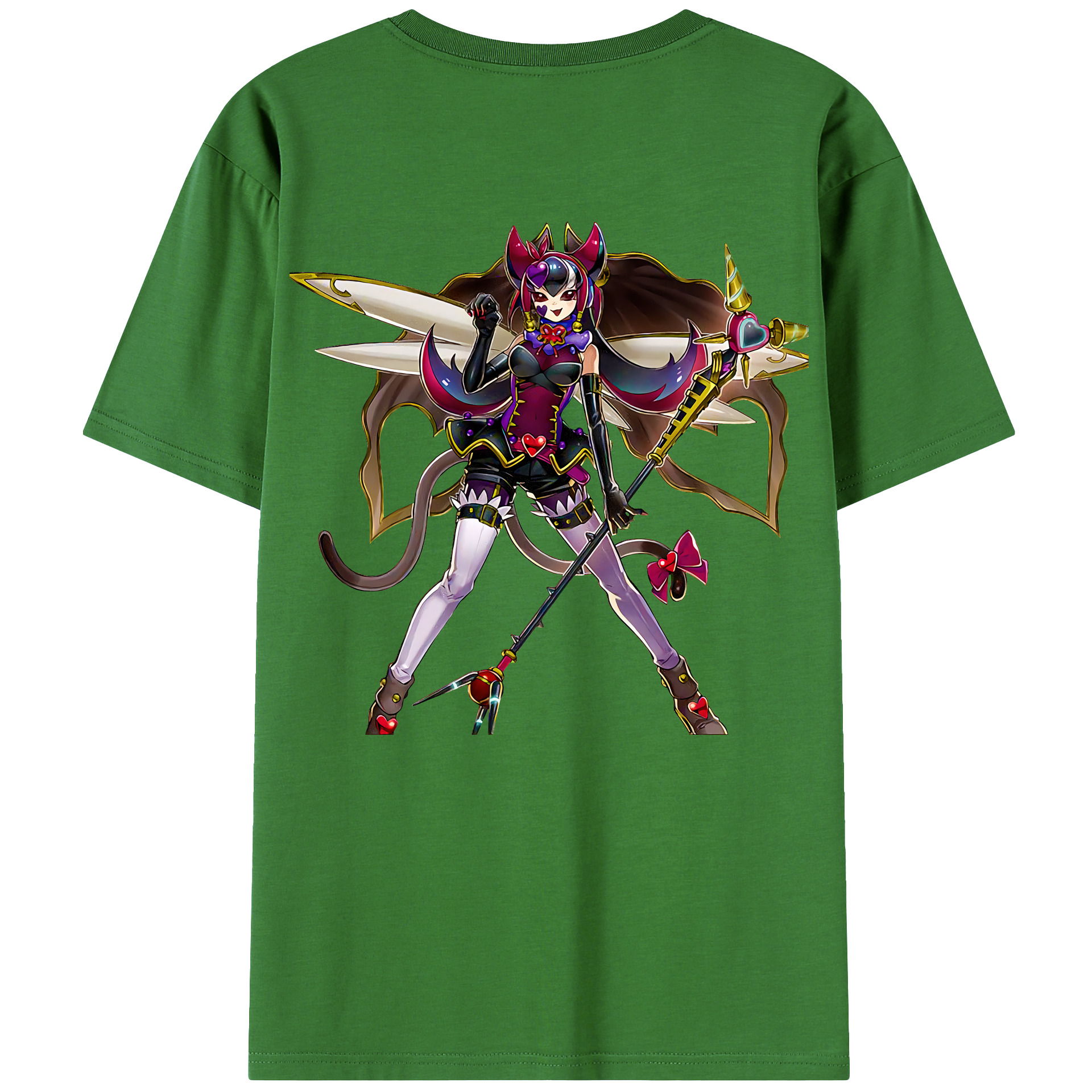 （画像用） 遊☆戯☆王 Yu-Gi-Oh! レディース半袖Tシャツ(バックプリント)
